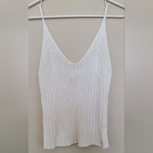 Roxy Women's Cream Knit Tank